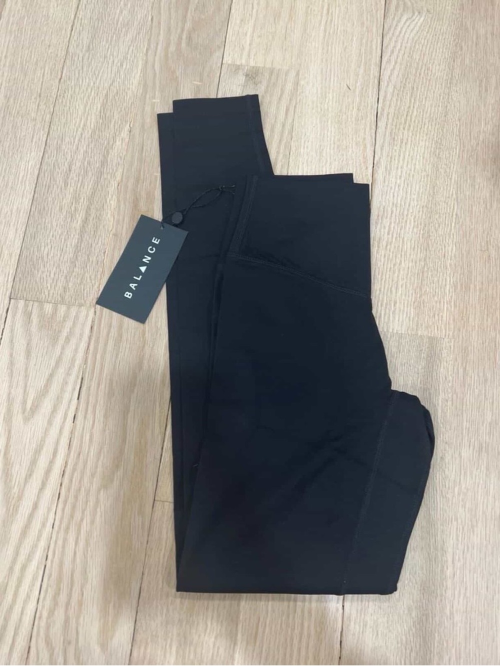 Balance High-Waist Black Leggings